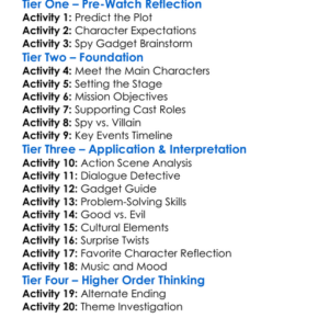 Laser Mission 1989 Worksheet Activity Booklet