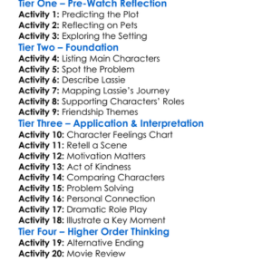 Lassie 2005 Worksheet Activity Booklet