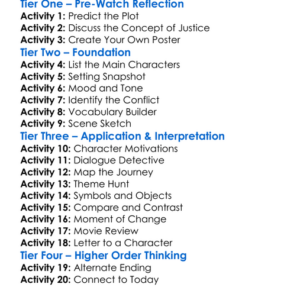 Lawless Beyond Justice 2001 Worksheet Activity Booklet