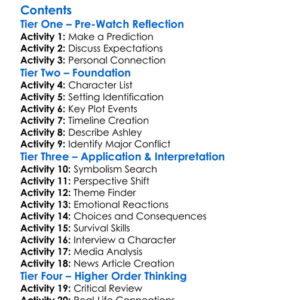 Left For Dead The Ashley Reeves Story 2021 Worksheet Activity Booklet