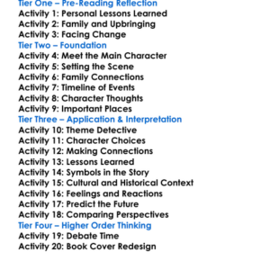 Lessons Ian Mcewan Worksheet Activity Booklet