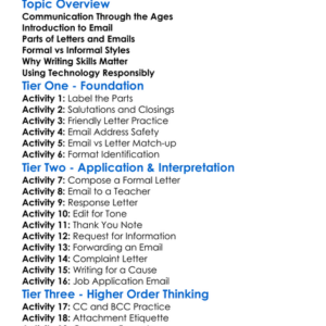 Letters And Emails Worksheet Activity Booklet