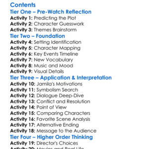 Leviathan Cycle Episode 4 Jamila 2020 Worksheet Activity Booklet