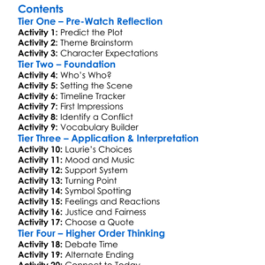 Lies Of The Heart The Story Of Laurie Kellogg 1994 Worksheet Activity Booklet