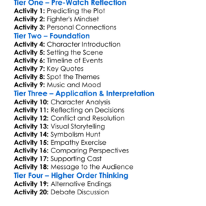 Life After Fighting 2024 Worksheet Activity Booklet