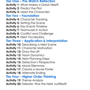 Lift 2024 Worksheet Activity Booklet