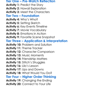 Lilo  Stich 2 Worksheet Activity Booklet