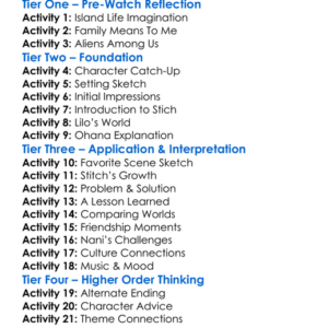 Lilo  Stich Worksheet Activity Booklet