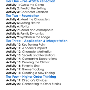 Little Bone Lodge 2023 Worksheet Activity Booklet