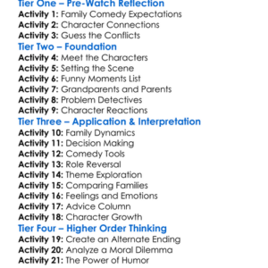 Little Fockers 2010 Worksheet Activity Booklet