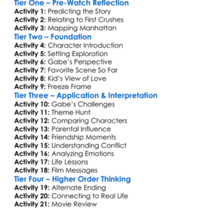 Little Manhattan Worksheet Activity Booklet