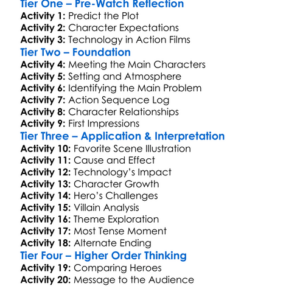 Live Free Or Die Hard 2007 Worksheet Activity Booklet