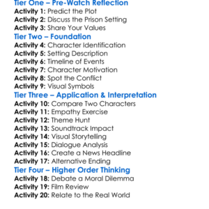 Lock Up 1989 Worksheet Activity Booklet