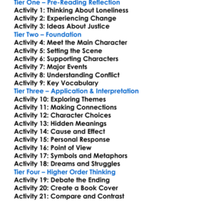 Lonely Crusade Chester Himes Worksheet Activity Booklet