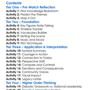 Lowndes County And The Road To Black Power 2022 Worksheet Activity Booklet