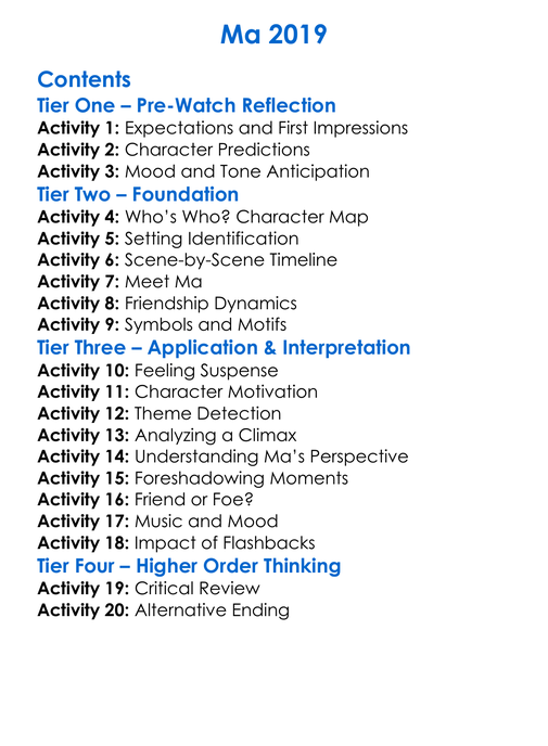 Ma 2019 Worksheet Activity Booklet
