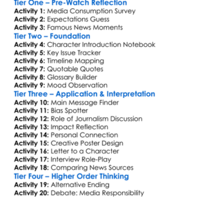Mad As Hell 2014 Worksheet Activity Booklet