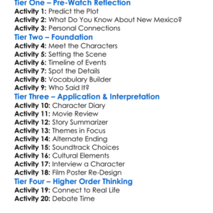 Made In New Mexico 2012 Worksheet Activity Booklet