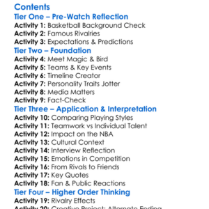 Magic  Bird A Courtship Of Rivals 2010 Worksheet Activity Booklet