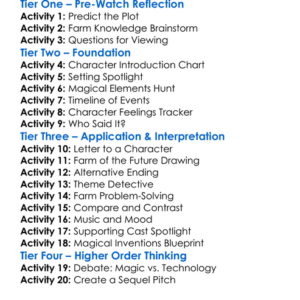 Magic Farm 2025 Worksheet Activity Booklet