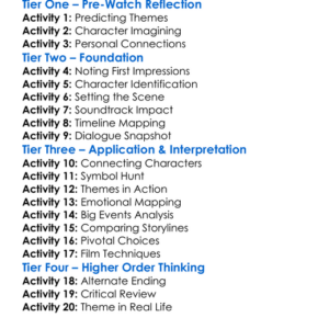 Magnolia 1999 Worksheet Activity Booklet