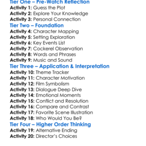 Man With Cockerel 2004 Worksheet Activity Booklet