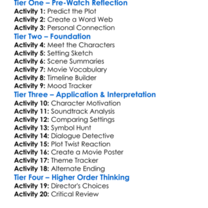 Manor Of Darkness 2025 Worksheet Activity Booklet