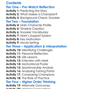 Mark Selby Life Of A World Champion 2015 Worksheet Activity Booklet