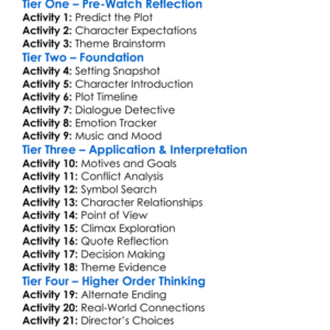 Marked Men Rule  Shaw 2025 Worksheet Activity Booklet