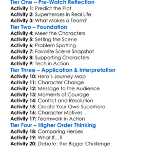 Marvel Rising Heart Of Iron 2019 Worksheet Activity Booklet