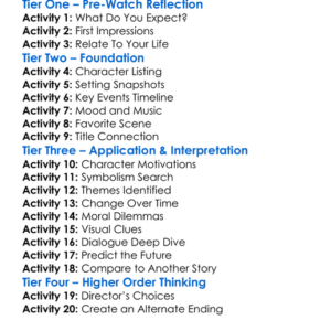 Masquerade 1984 Worksheet Activity Booklet