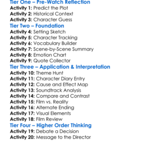 Master Of Dragonard Hill 1987 Worksheet Activity Booklet