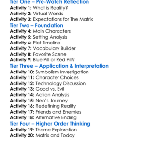 Matrix 1 Worksheet Activity Booklet
