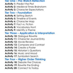 Medieval 2022 Worksheet Activity Booklet