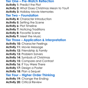 Meet Me Next Christmas 2024 Worksheet Activity Booklet