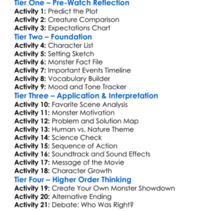 Mega Shark Vs Giant Octopus 2009 Worksheet Activity Booklet