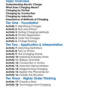 Methods Of Charging Worksheet Activity Booklet