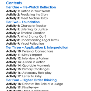 Michael Kirby Dont Forget The Justice Bit 2010 Worksheet Activity Booklet