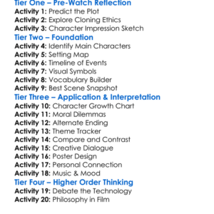 Mickey 17 2025 Worksheet Activity Booklet