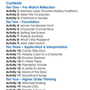 Mickeys Twice Upon A Christmas 2004 Worksheet Activity Booklet