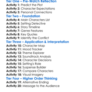 Midnight In The Switchgrass 2021 Worksheet Activity Booklet