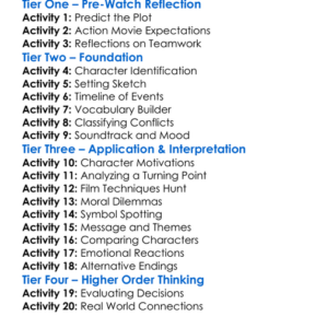 Mile 22 2018 Worksheet Activity Booklet