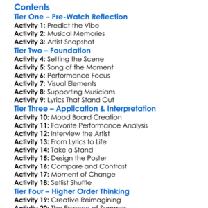 Miley Cyrus Worksheet Activity Booklet