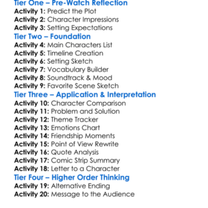 Milk Money 1994 Worksheet Activity Booklet