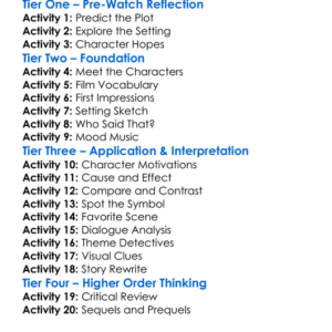 Mirror Mirror 1996 Worksheet Activity Booklet