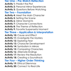 Mirrors 2008 Worksheet Activity Booklet