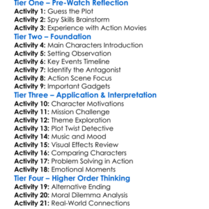 Mission Impossible Ii 2000 Worksheet Activity Booklet