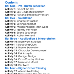 Mission Impossible Worksheet Activity Booklet