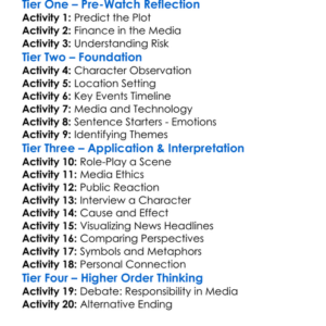 Money Monster 2016 Worksheet Activity Booklet