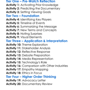 Money Shot The Pornhub Story 2023 Worksheet Activity Booklet